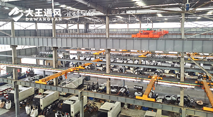 大王通風入駐江陰方圓環(huán)鍛法蘭生產(chǎn)工廠